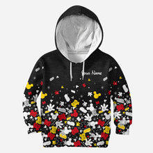 Load image into Gallery viewer, Personalized Mouse Hoodie and Leggings Set Custom Name Gift
