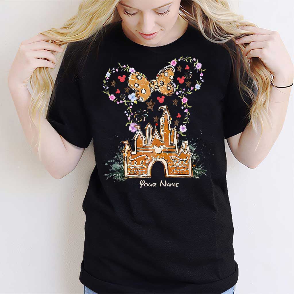 Personalized Merry Christmas Mouse T-shirt & Hoodie Custom Name Gift