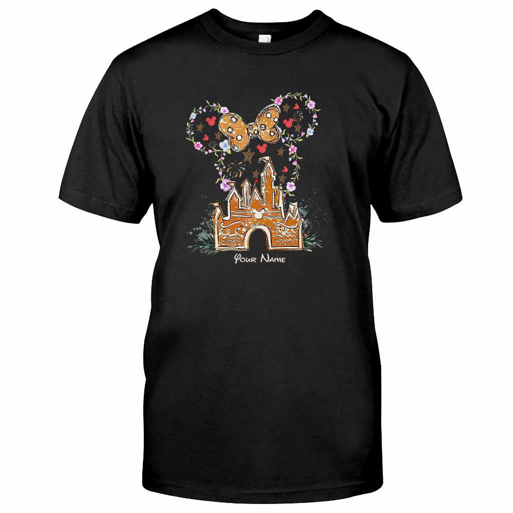 Personalized Merry Christmas Mouse T-shirt & Hoodie Custom Name Gift