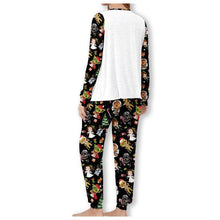 Load image into Gallery viewer, Personalized Christmas Pajamas Set with Your Name Cute Design
