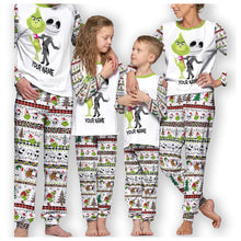 Load image into Gallery viewer, Personalized Christmas Pajamas Set for Kids Custom Name Gift
