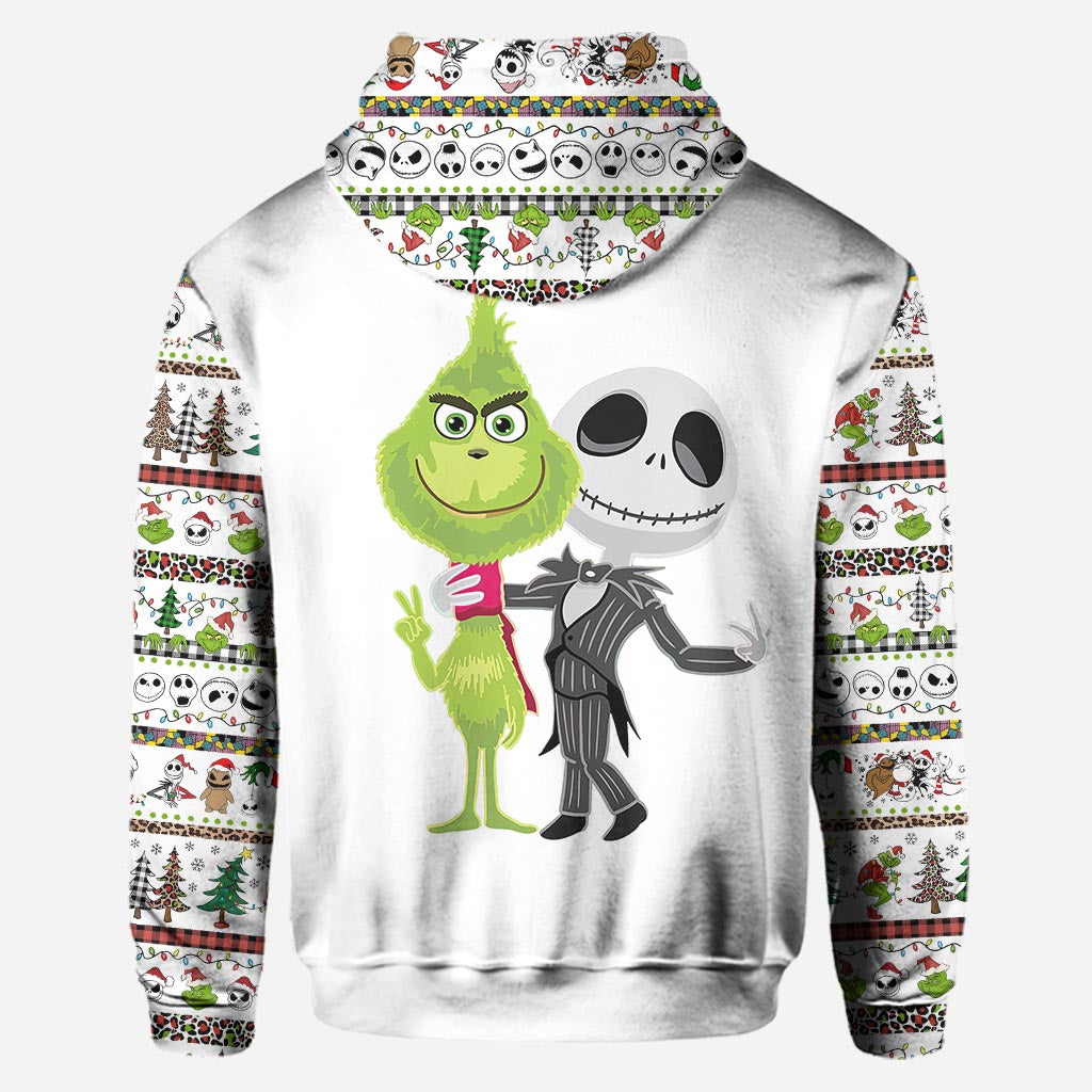 Personalized Christmas Hoodie & Leggings Set Custom Name Gift