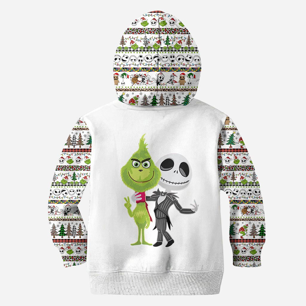Personalized Christmas Hoodie & Leggings Set Custom Name Gift