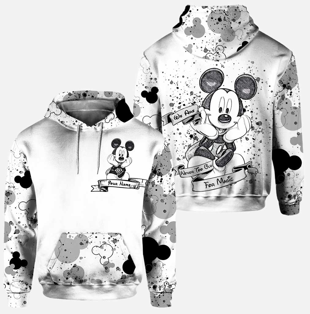 Personalized Cute Mouse Ears Hoodie & Leggings Set Gift for Kids
