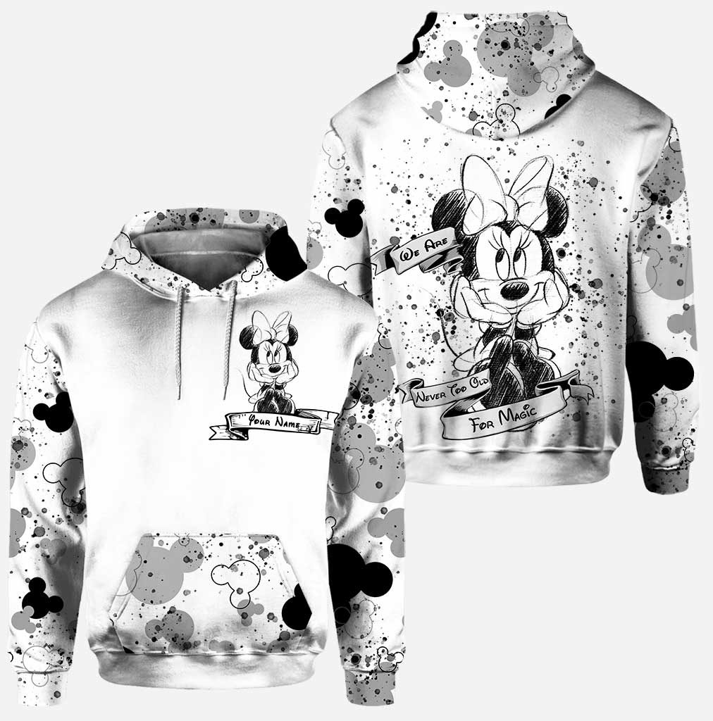 Personalized Cute Mouse Ears Hoodie & Leggings Set for Kids