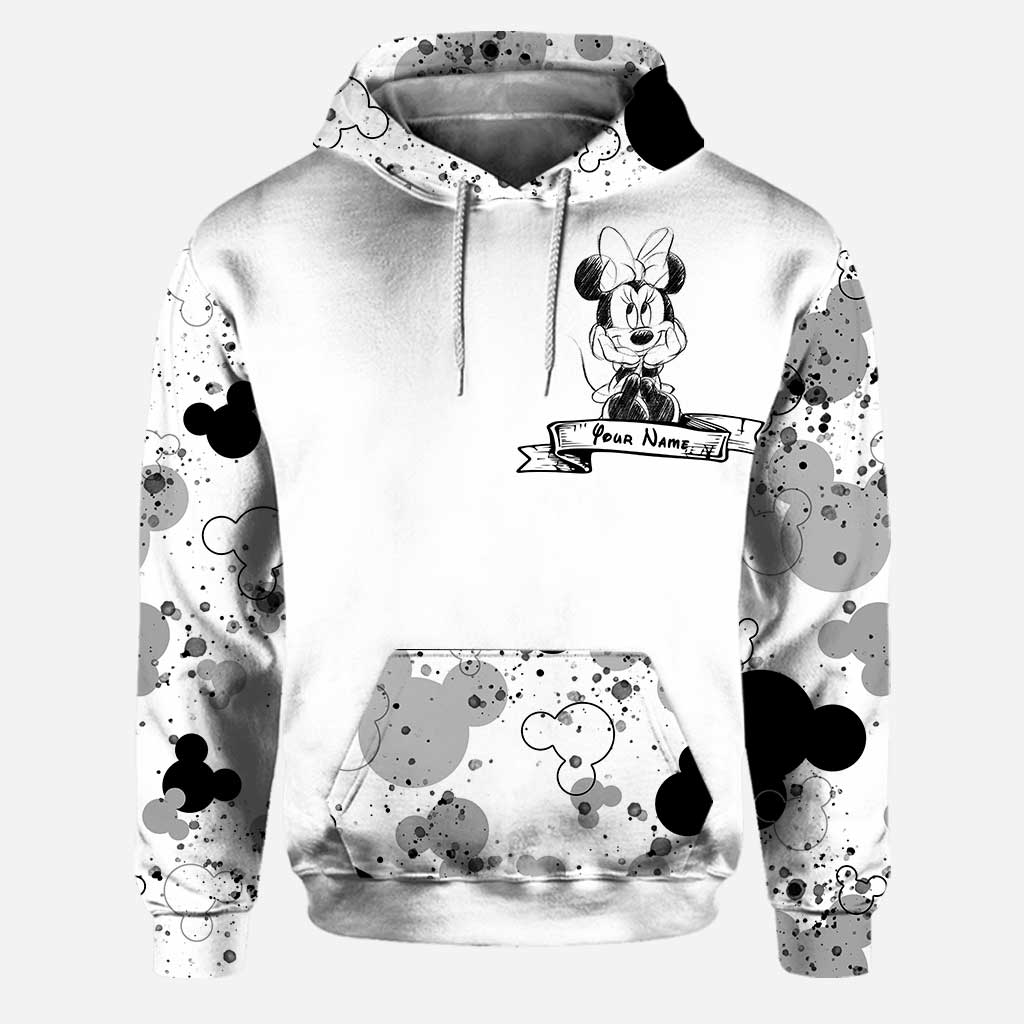 Personalized Cute Mouse Ears Hoodie & Leggings Set for Kids