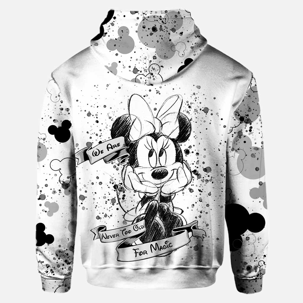 Personalized Cute Mouse Ears Hoodie & Leggings Set for Kids