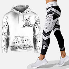 Load image into Gallery viewer, Personalized Cute Hoodie and Leggings Set Custom Name Gift
