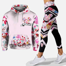 Load image into Gallery viewer, Personalized Love Mouse Ears Hoodie &amp; Leggings Set | Custom Name Gift
