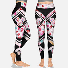 Load image into Gallery viewer, Personalized Love Mouse Ears Hoodie &amp; Leggings Set | Custom Name Gift
