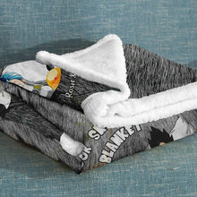 Load image into Gallery viewer, Personalized Couple Snuggle Blanket with Custom Names Gift
