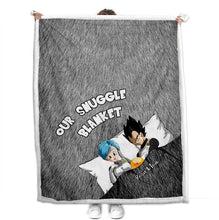 Load image into Gallery viewer, Personalized Couple Snuggle Blanket with Custom Names Gift
