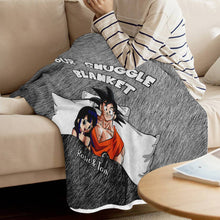 Load image into Gallery viewer, Personalized Couple Snuggle Blanket Custom Name Gift
