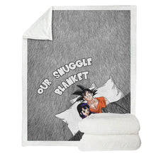 Load image into Gallery viewer, Personalized Couple Snuggle Blanket Custom Name Gift
