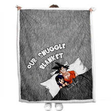Load image into Gallery viewer, Personalized Couple Snuggle Blanket Custom Name Gift
