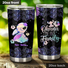 Load image into Gallery viewer, Personalized Ohana Tumbler Gift for Family | Custom Name | 20oz
