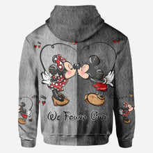 Load image into Gallery viewer, Personalized Mickey &amp; Minnie Theme All-Over Shirts for Couples

