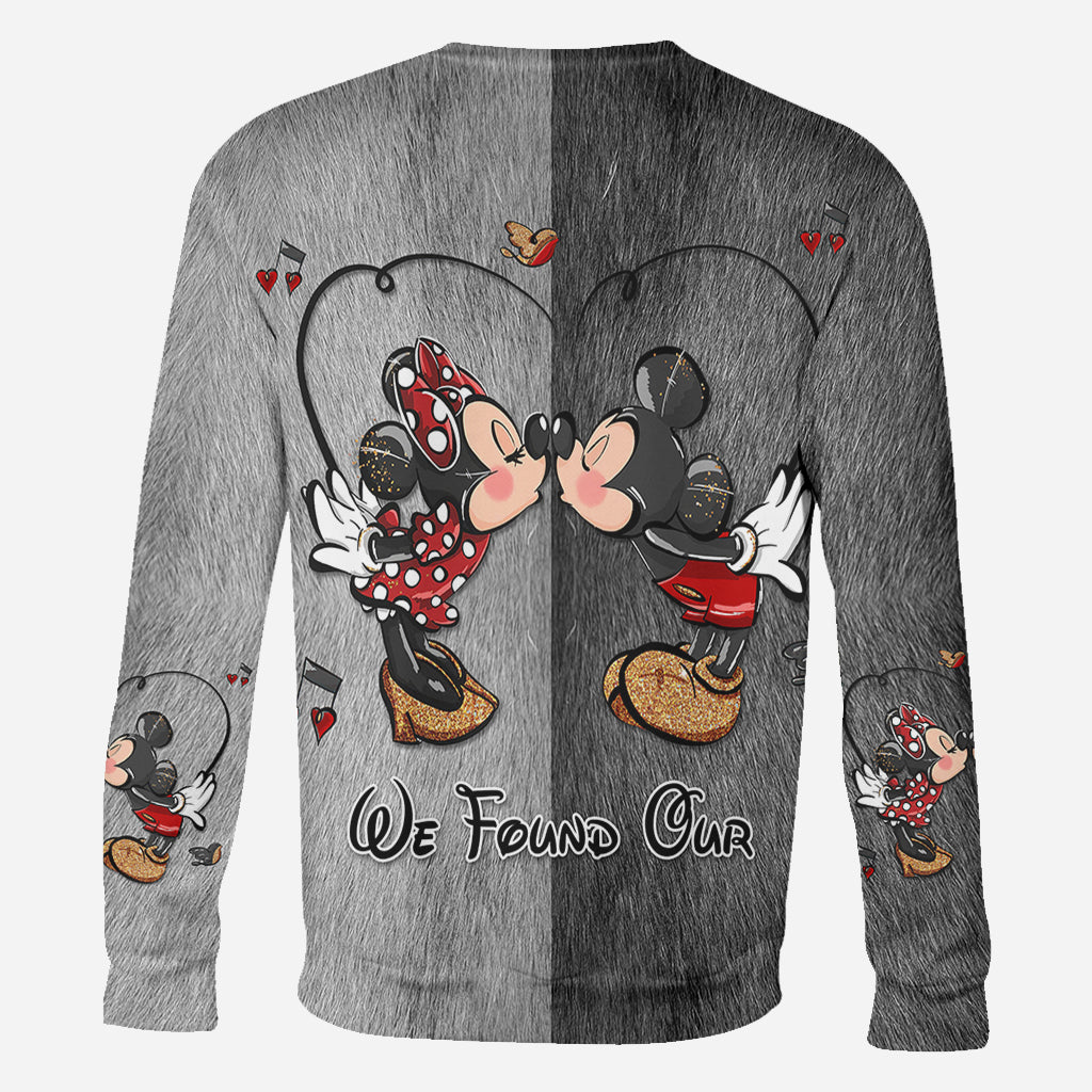 Personalized Mickey & Minnie Theme All-Over Shirts for Couples