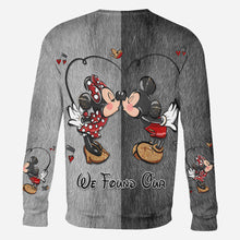 Load image into Gallery viewer, Personalized Mickey &amp; Minnie Theme All-Over Shirts for Couples
