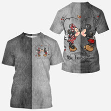 Load image into Gallery viewer, Personalized Mickey &amp; Minnie Theme All-Over Shirts for Couples
