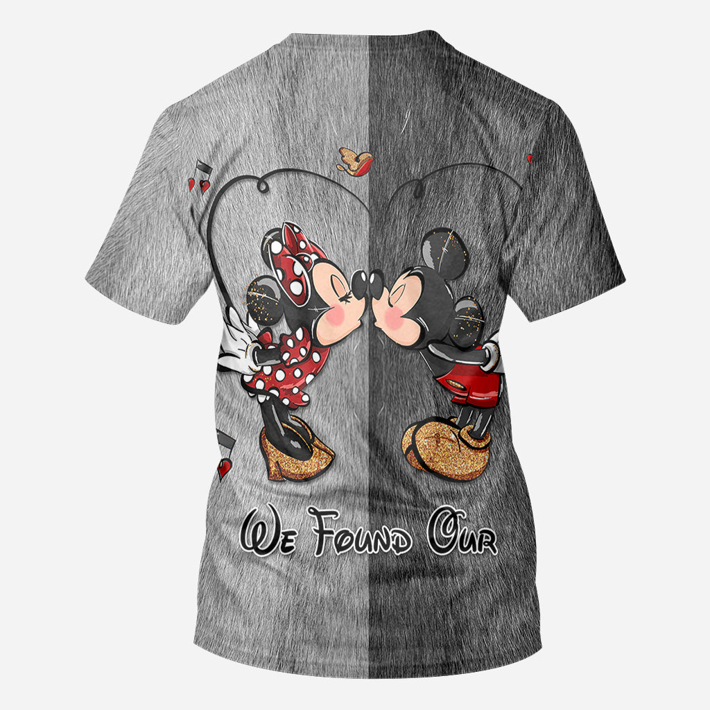 Personalized Mickey & Minnie Theme All-Over Shirts for Couples