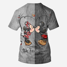 Load image into Gallery viewer, Personalized Mickey &amp; Minnie Theme All-Over Shirts for Couples
