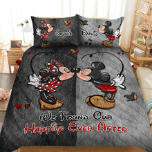 Load image into Gallery viewer, Personalized Mickey Mouse Quilt Set with Custom Names | Romantic Gift
