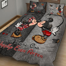Load image into Gallery viewer, Personalized Mickey Mouse Quilt Set with Custom Names | Romantic Gift

