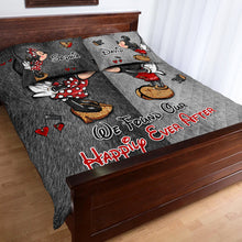 Load image into Gallery viewer, Personalized Mickey Mouse Quilt Set with Custom Names | Romantic Gift
