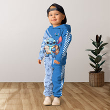 Load image into Gallery viewer, Personalized Kids Hoodie and Jogger Set with Stitch Design
