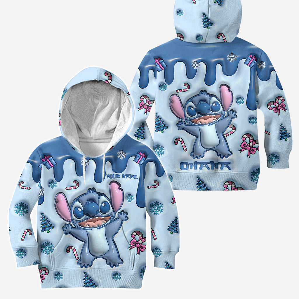 Personalized Ohana Hoodie and Leggings Set Custom Name Gift