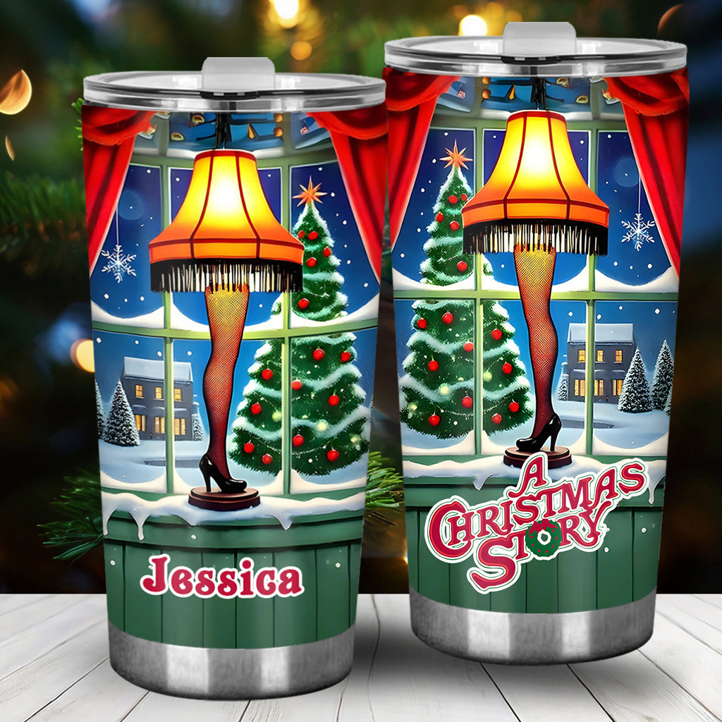 Personalized Christmas Story Tumbler Custom Name Gift