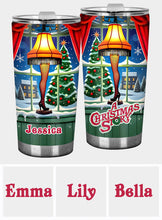Load image into Gallery viewer, Personalized Christmas Story Tumbler Custom Name Gift
