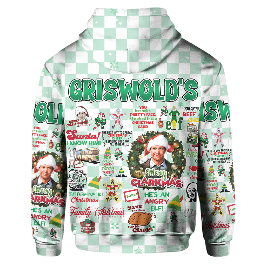 Personalized Christmas Movie Hoodie and Sweatpants Set for Family | Custom Gift