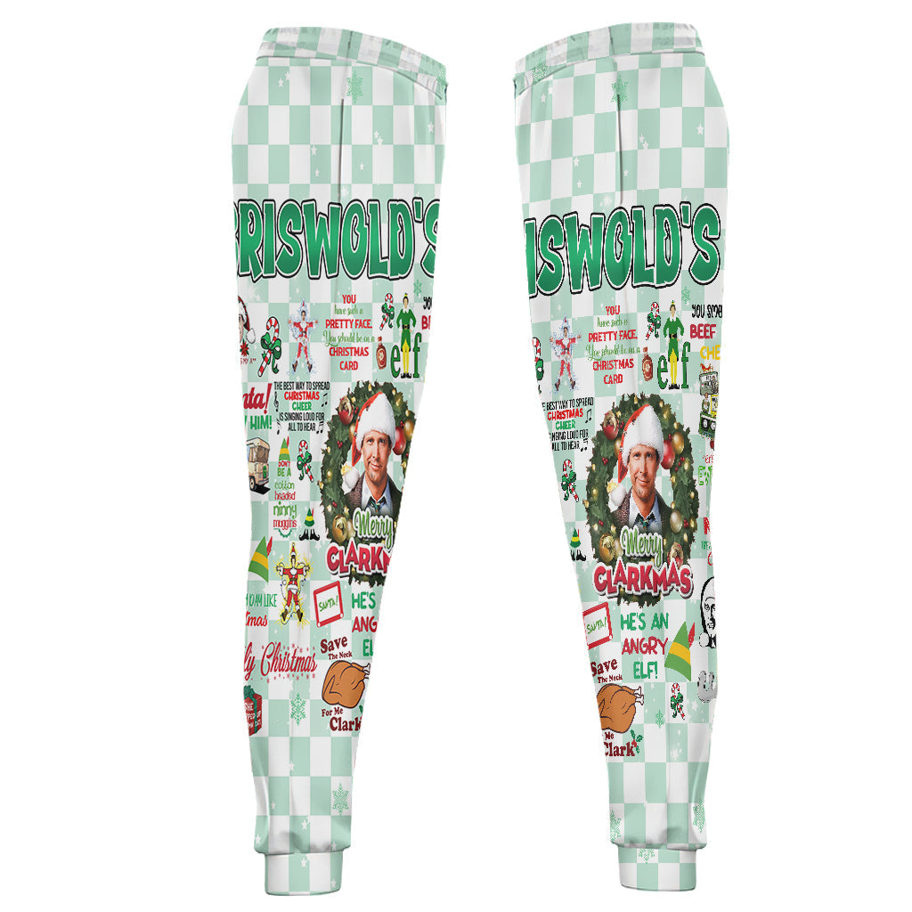 Personalized Christmas Movie Hoodie and Sweatpants Set for Family | Custom Gift