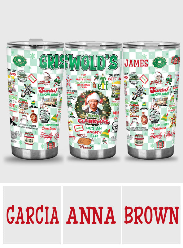 Personalized Christmas Movie Tumbler Custom Drinkware Gift