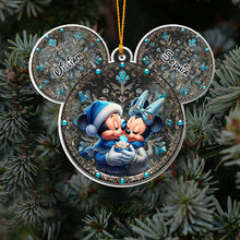 Load image into Gallery viewer, Personalized Mouse Ornament Custom Name Gift for Couples
