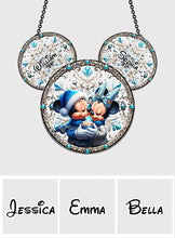 Load image into Gallery viewer, Personalized Mouse Couple Window Hanging Suncatcher Gift
