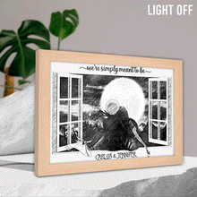 Load image into Gallery viewer, Personalized Light Photo Frame Custom Couple Gift for Anniversary
