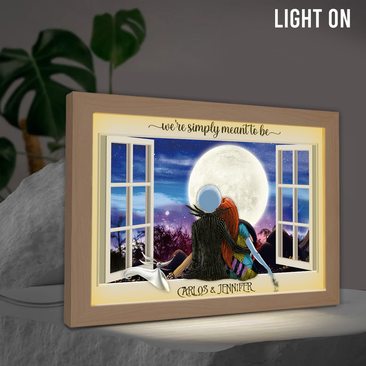 Personalized Light Photo Frame Custom Couple Gift for Anniversary