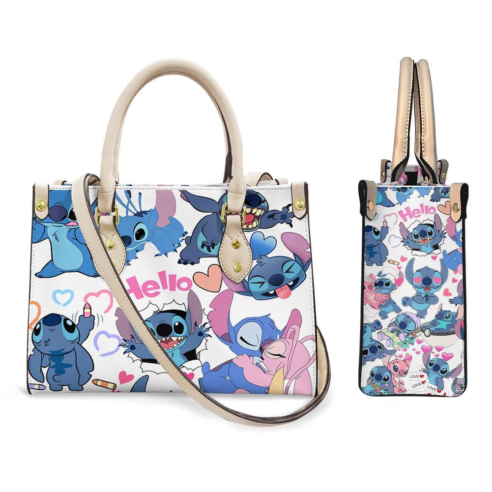 Personalized Ohana Leather Handbag Unique Gift for Her