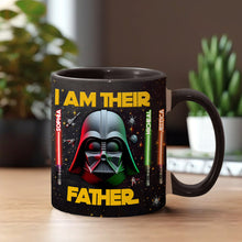 Load image into Gallery viewer, Personalized Star Wars Accent Mug Custom Name for Dad

