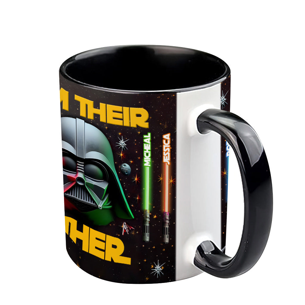 Personalized Star Wars Accent Mug Custom Name for Dad