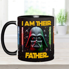 Load image into Gallery viewer, Personalized Star Wars Accent Mug Custom Name for Dad
