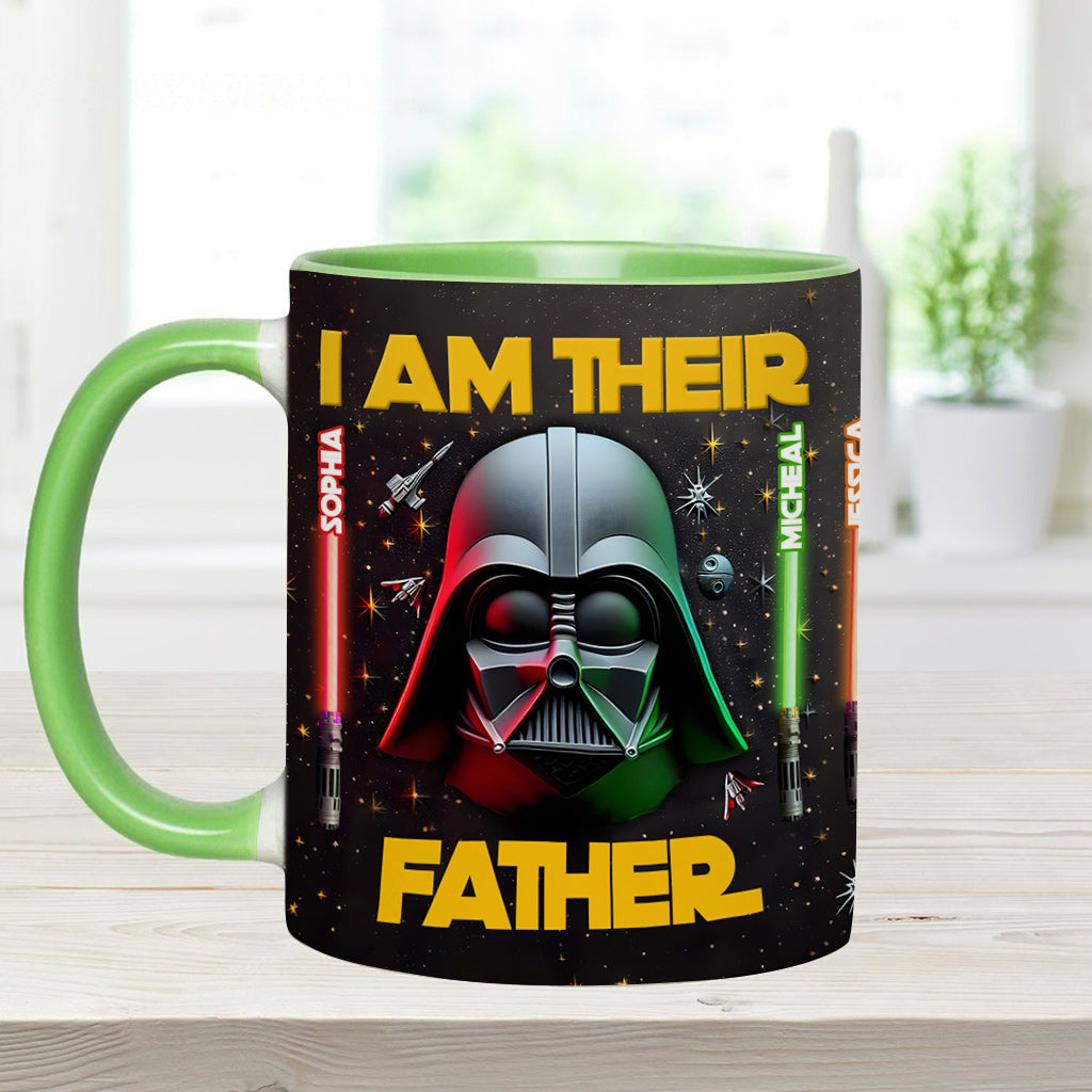 Personalized Star Wars Accent Mug Custom Name for Dad