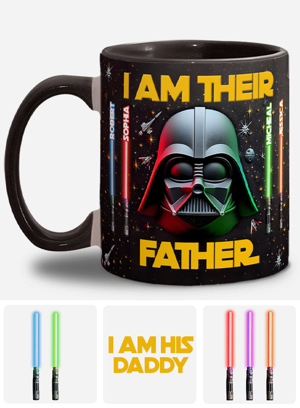 Personalized Star Wars Accent Mug Custom Name for Dad