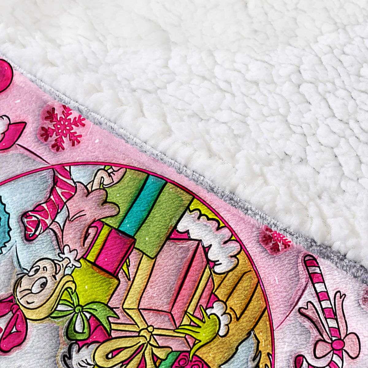 Personalized Merry Grinchmas Blanket Hoodie for Kids - Custom Name Christmas Gift