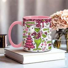 Load image into Gallery viewer, Personalized Grinch Accent Mug Custom Name Christmas Gift
