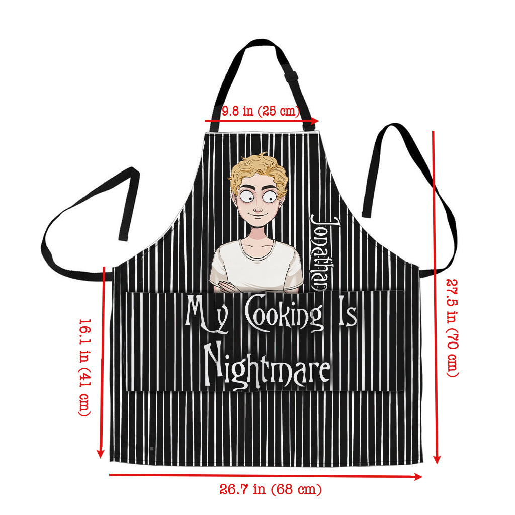 Personalized Cooking Apron Custom Name Unique Gift for Him/Her