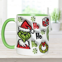 Load image into Gallery viewer, Personalized Grinch Accent Mug Custom Name Holiday Gift
